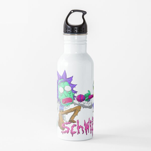 rick and morty get schwifty Water Bottle