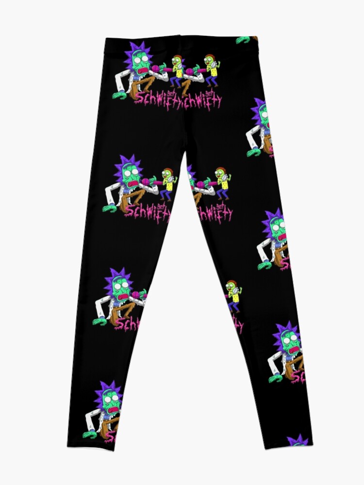 Alternate view of rick and morty get schwifty Leggings
