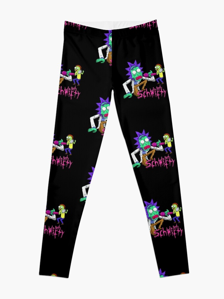 Alternate view of rick and morty get schwifty Leggings
