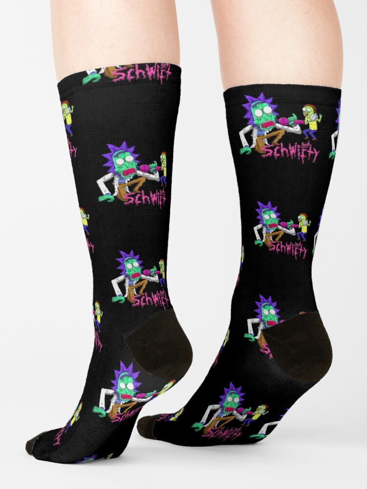 Alternate view of rick and morty get schwifty Socks