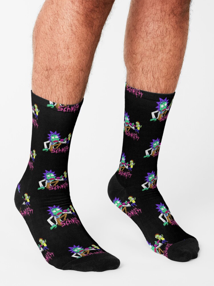 Alternate view of rick and morty get schwifty Socks