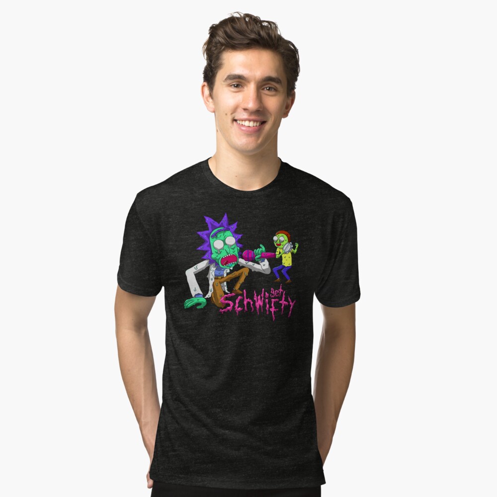 rick and morty get schwifty Tri-blend T-Shirt