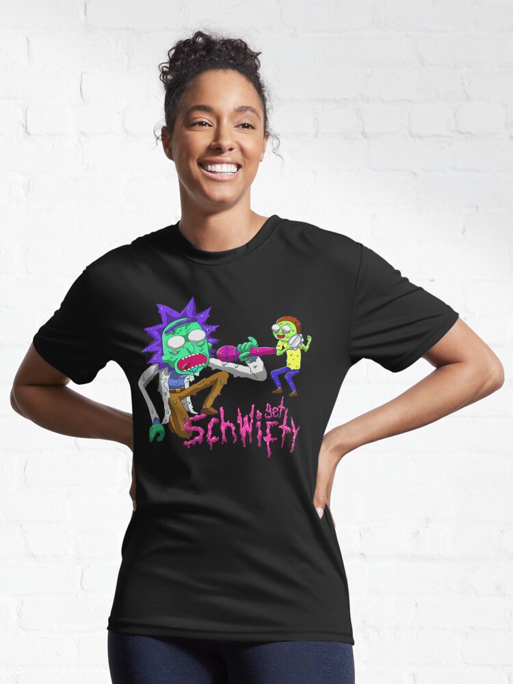 Alternate view of rick and morty get schwifty Active T-Shirt