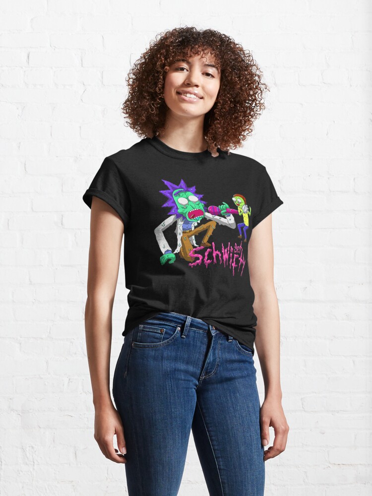 Alternate view of rick and morty get schwifty Classic T-Shirt