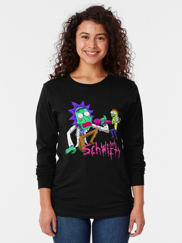 Alternate view of rick and morty get schwifty Long Sleeve T-Shirt