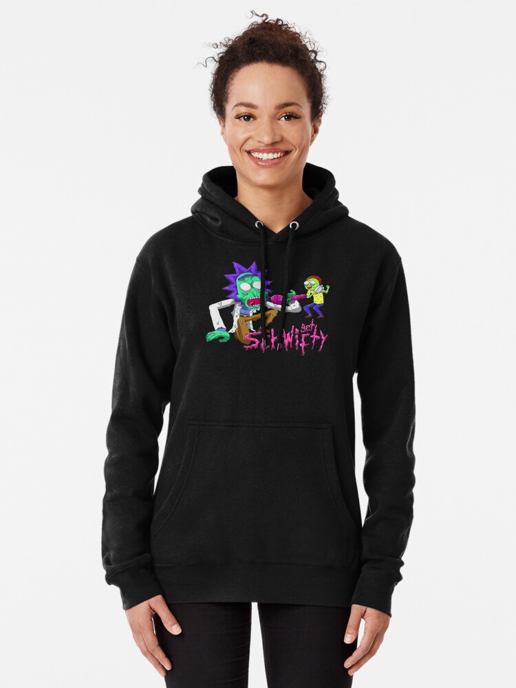 Alternate view of rick and morty get schwifty Pullover Hoodie