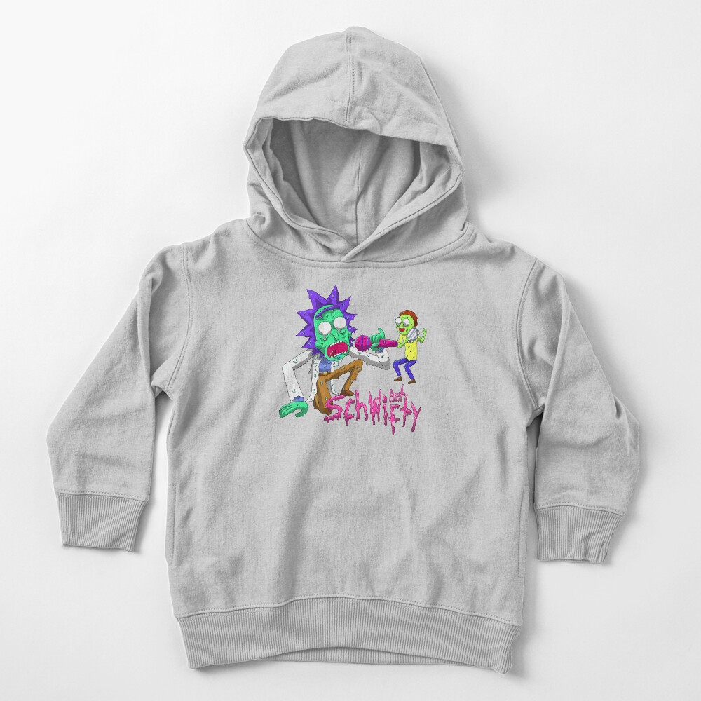 rick and morty get schwifty Toddler Pullover Hoodie