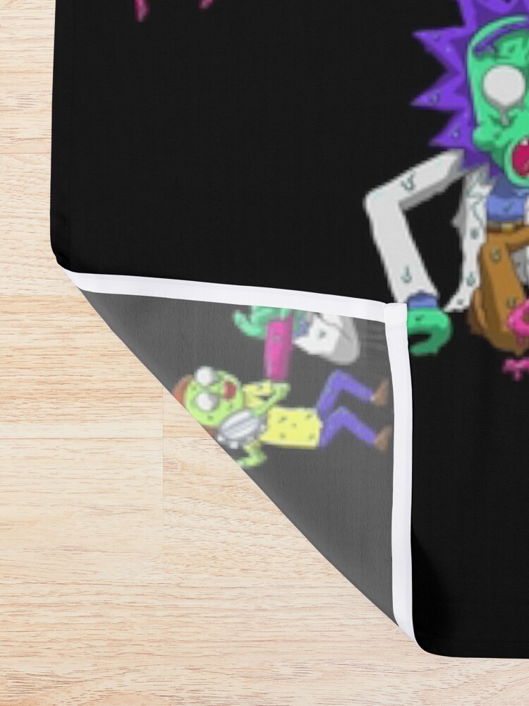 Alternate view of rick and morty get schwifty Shower Curtain