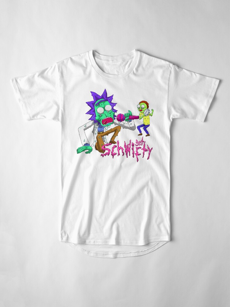 Alternate view of rick and morty get schwifty Long T-Shirt
