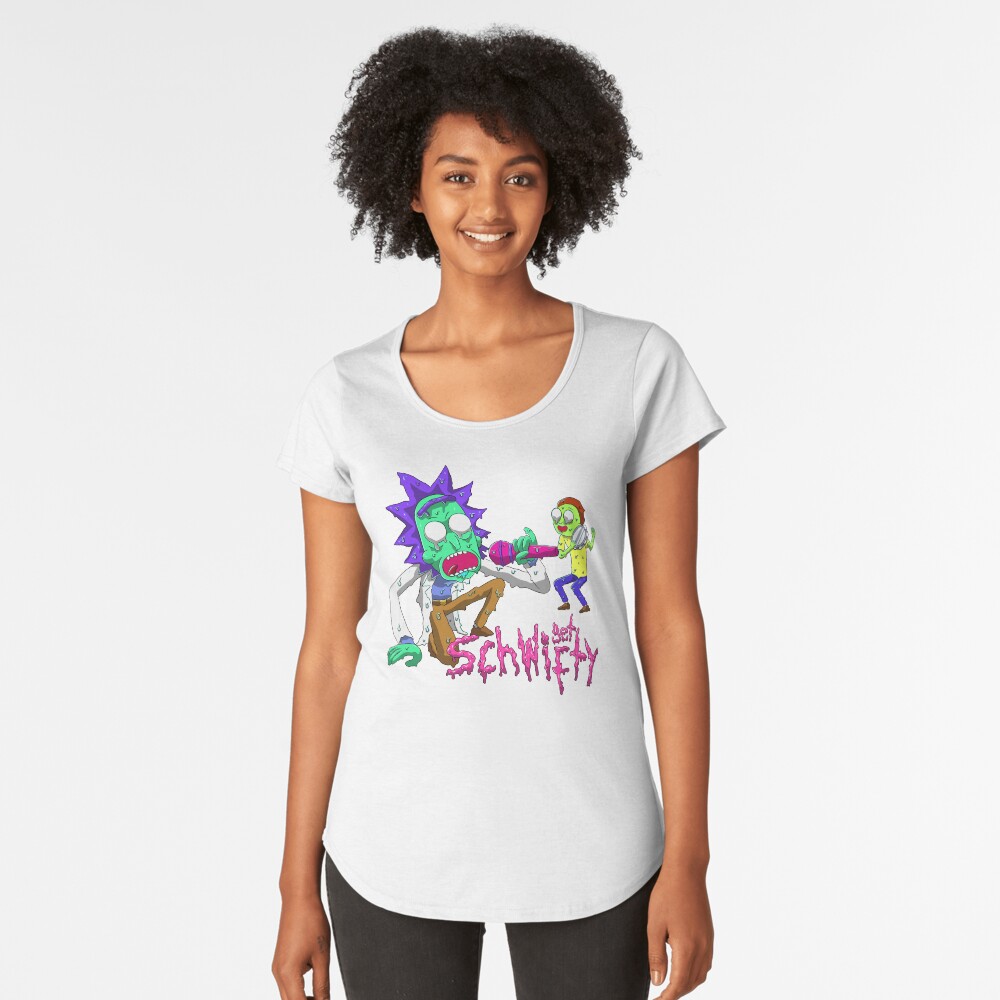 rick and morty get schwifty Premium Scoop T-Shirt