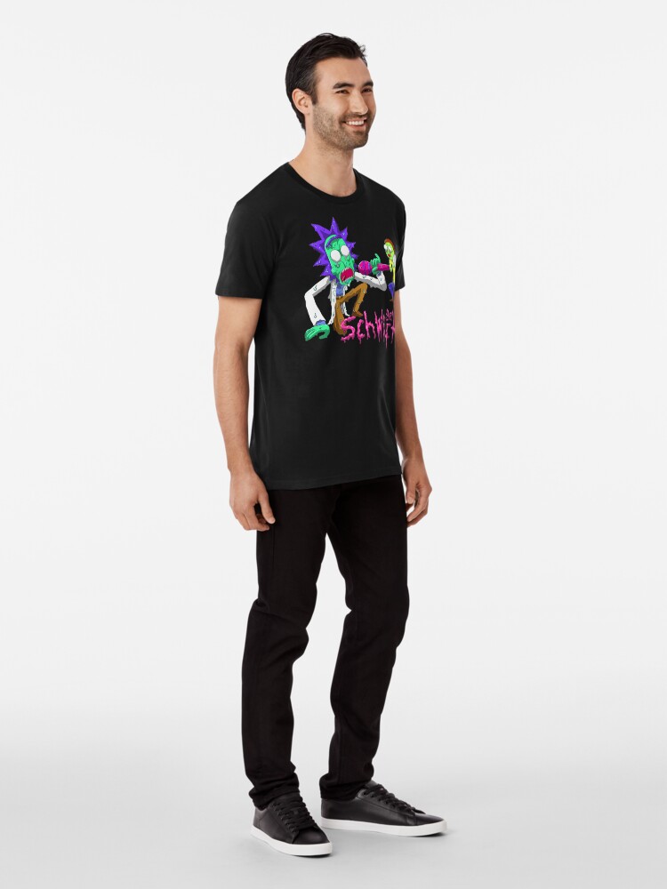 Alternate view of rick and morty get schwifty Premium T-Shirt