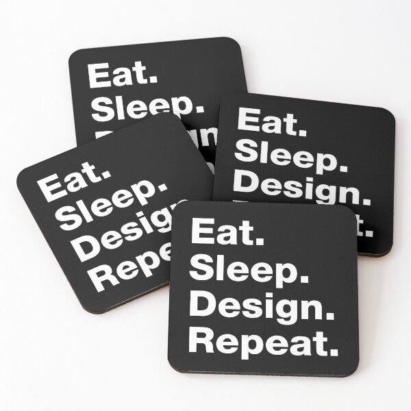 Item preview, Eat. Sleep. Design. Repeat. designed and sold by squidgun.