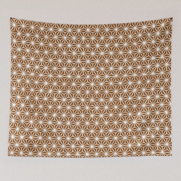 Item preview, Traditional Japanese Asanoha Star Geometric Pattern designed and sold by Charredsky.