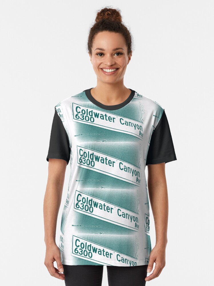 Alternate view of Coldwater Canyon Avenue, SFV, Los Angeles WATERY by Mistah Wilson Graphic T-Shirt