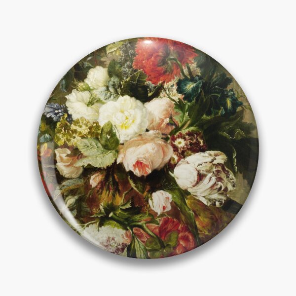 Item preview, Vintage Floral Oil Painting designed and sold by junkydotcom.