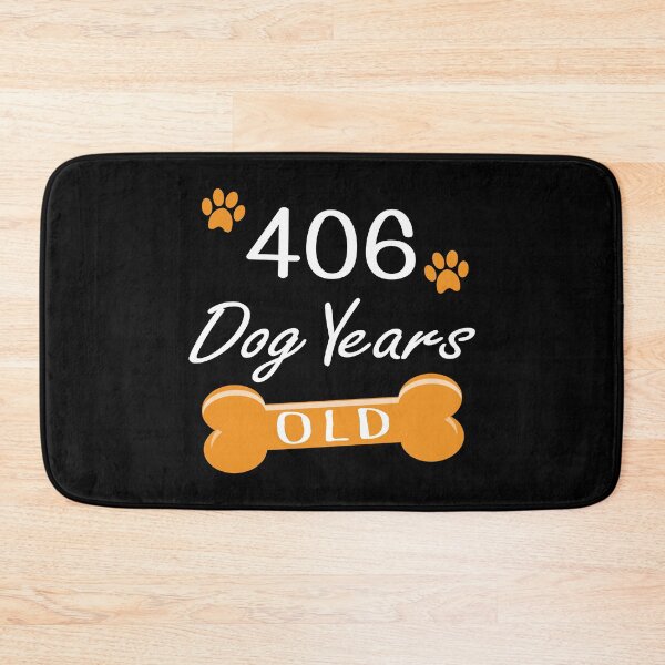 Item preview, 406 Dog Years Old Funny 58th Birthday Puppy Lover design designed and sold by Grabitees.
