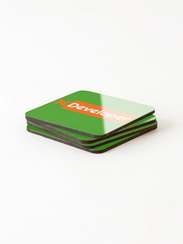 Thumbnail 4 of 5, Coasters (Set of 4), Variable X Developer, Coding, Programmer designed and sold by IASunshine.
