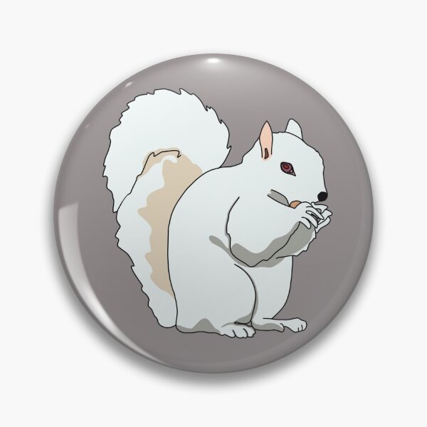 Item preview, Lucky the albino squirrel designed and sold by artbyjami.