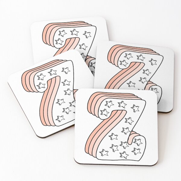 Item preview, Starry Retro Letter Z Lowercase designed and sold by allyyxoxo.