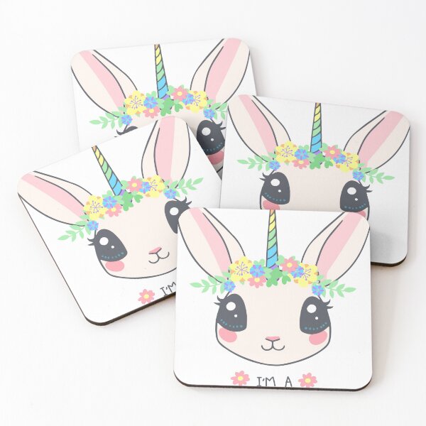Item preview, Rabbit unicorn designed and sold by dplachkinova.