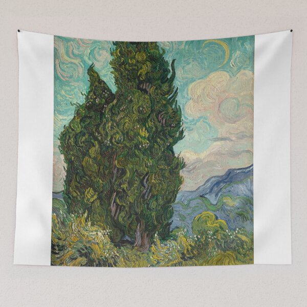 Item preview, Cypresses by van Gogh designed and sold by artimaeus.