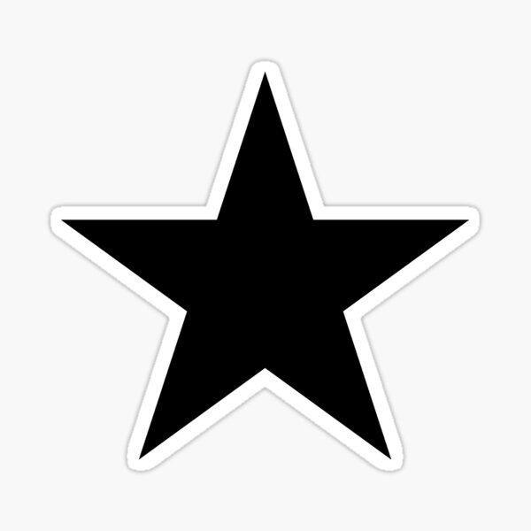 BLACK Star, Dark Star, Black Hole, Stellar, Achievement, Cool. Sticker
