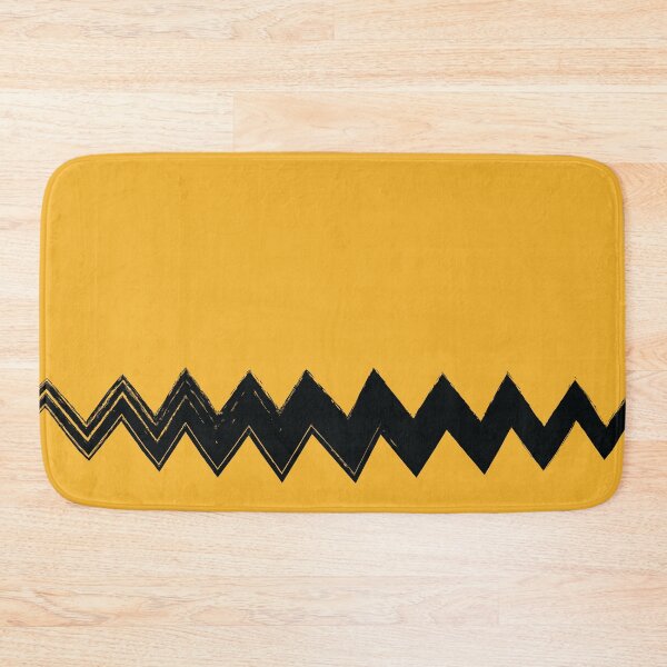 Item preview, Saffron Yellow with a Black Zig Zag  designed and sold by oasisamuel.