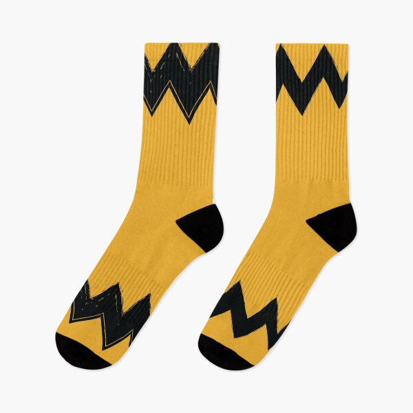 Item preview, Saffron Yellow with a Black Zig Zag  designed and sold by oasisamuel.