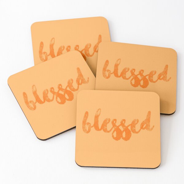 Item preview, Blessed - tangerine designed and sold by Cane & Abel Creations ..