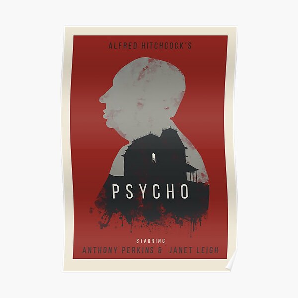 Alfred Hitchcock Psycho Poster