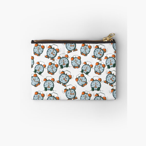 Item preview, School collection. Cartoon print with funny alarm clocks designed and sold by AstraDesign.