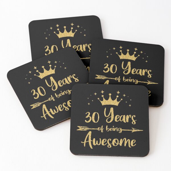 Item preview, Womens 30 Years Of Being Awesome Women 30th Happy Birthday product designed and sold by Grabitees.