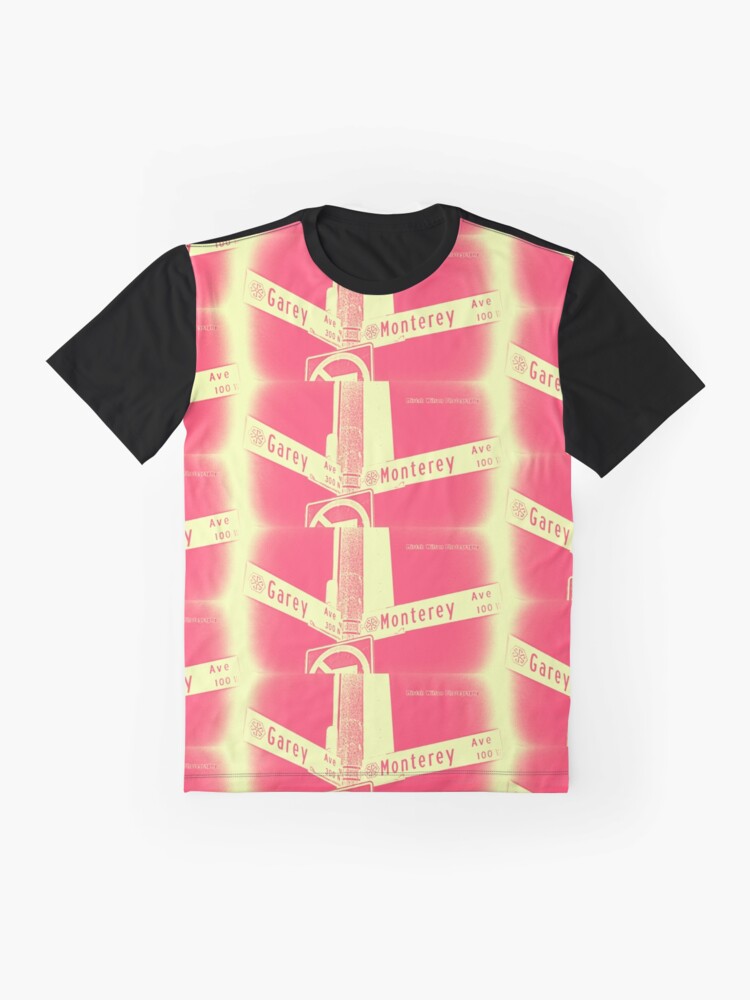 Alternate view of Garey Avenue & Monterey Avenue, Pomona, CA Cream Berry by Mistah Wilson Graphic T-Shirt