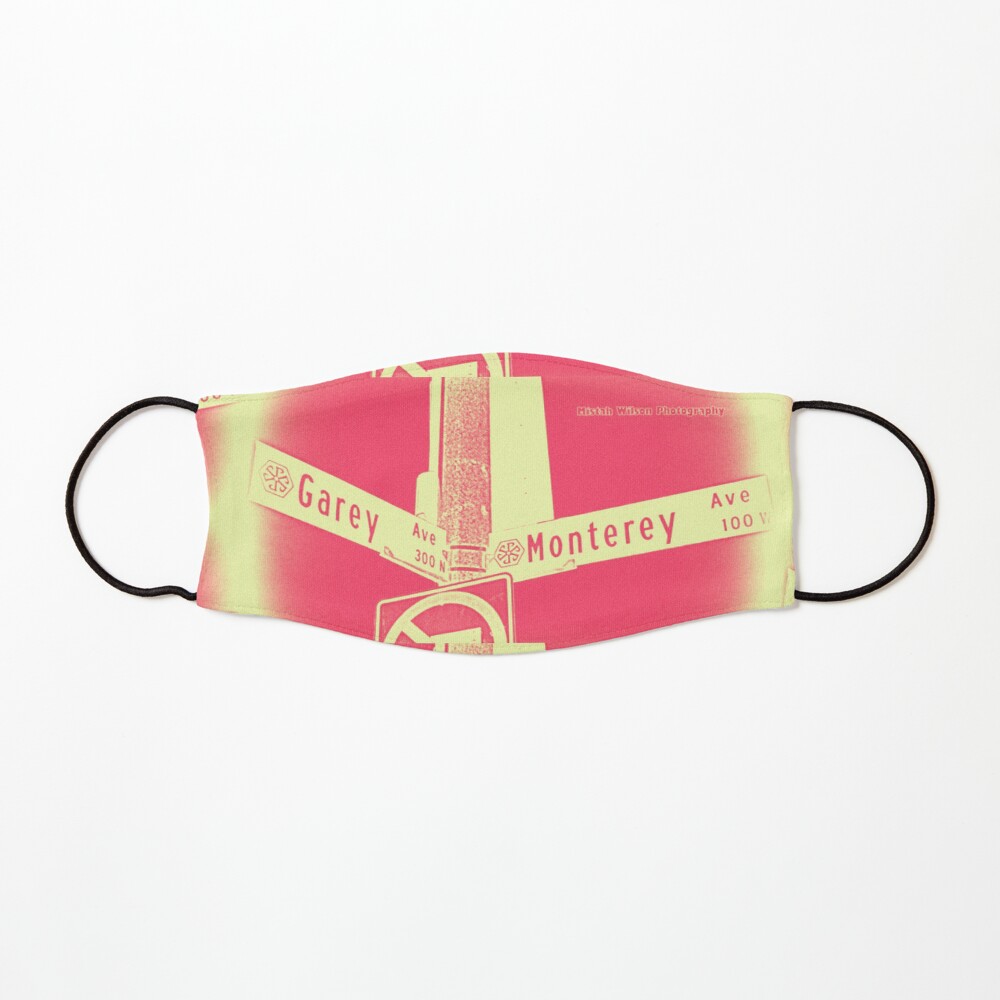 Garey Avenue & Monterey Avenue, Pomona, CA Cream Berry by Mistah Wilson Mask