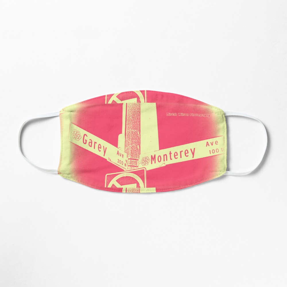 Garey Avenue & Monterey Avenue, Pomona, CA Cream Berry by Mistah Wilson Mask