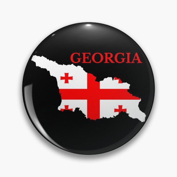 Item preview, Georgia Country Map Flag designed and sold by marosharaf.