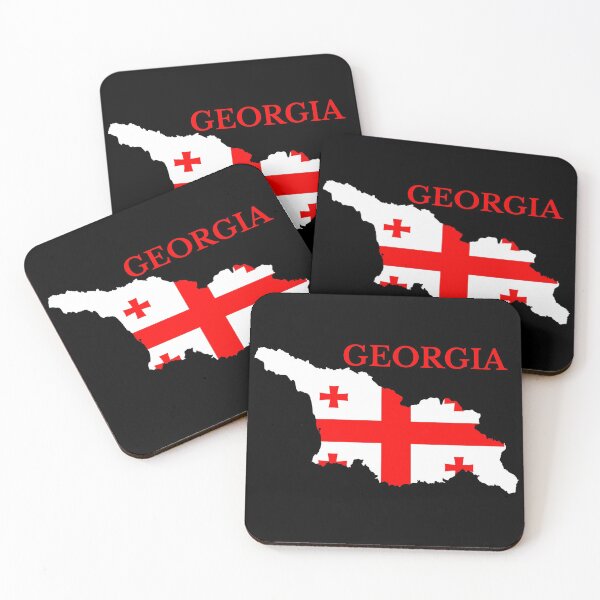 Item preview, Georgia Country Map Flag designed and sold by marosharaf.