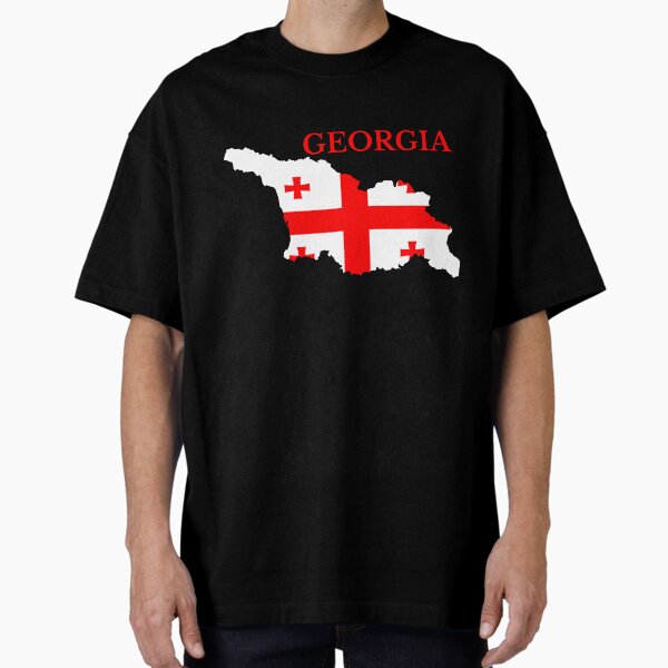 Item preview, Georgia Country Map Flag designed and sold by marosharaf.