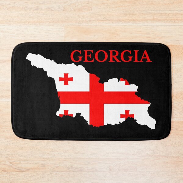 Item preview, Georgia Country Map Flag designed and sold by marosharaf.