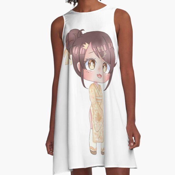 Nari Gacha Edit A Line Dress By Bamboobanana Redbubble