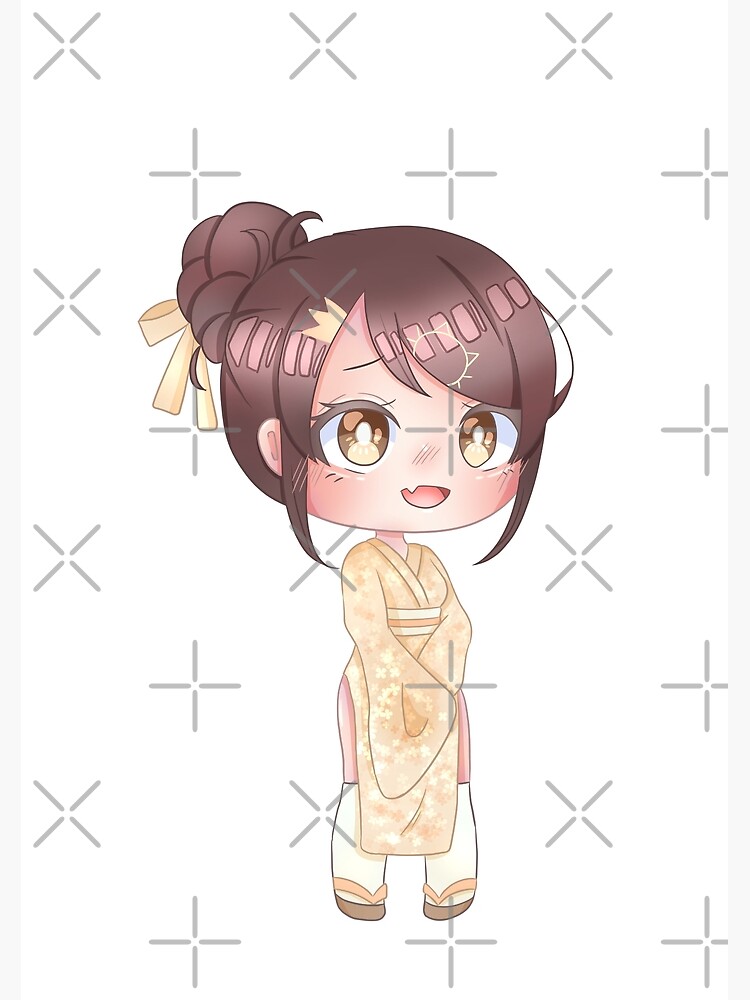 Cute Anime Girl - Gacha Edit Sticker for Sale by BambooBanana