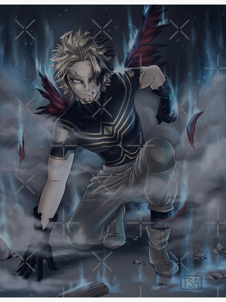 Burning Hawks Sticker For Sale By Artbyteesa Redbubble