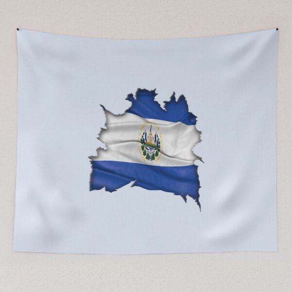 Item preview, El Salvador Flag Underneath - Bandera de El Salvador Debajo designed and sold by BigAl3D.