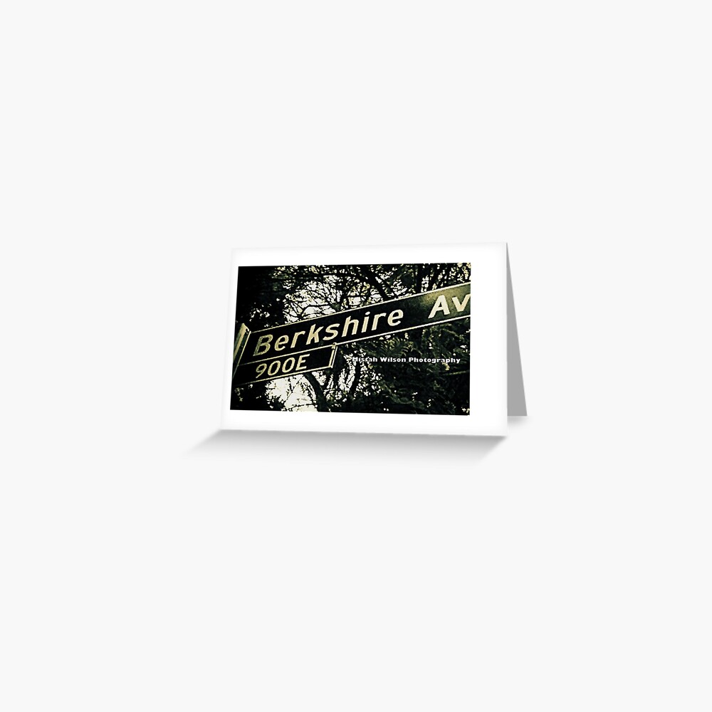 Berkshire Avenue, La Cañada Flintridge, CA by Mistah Wilson Greeting Card