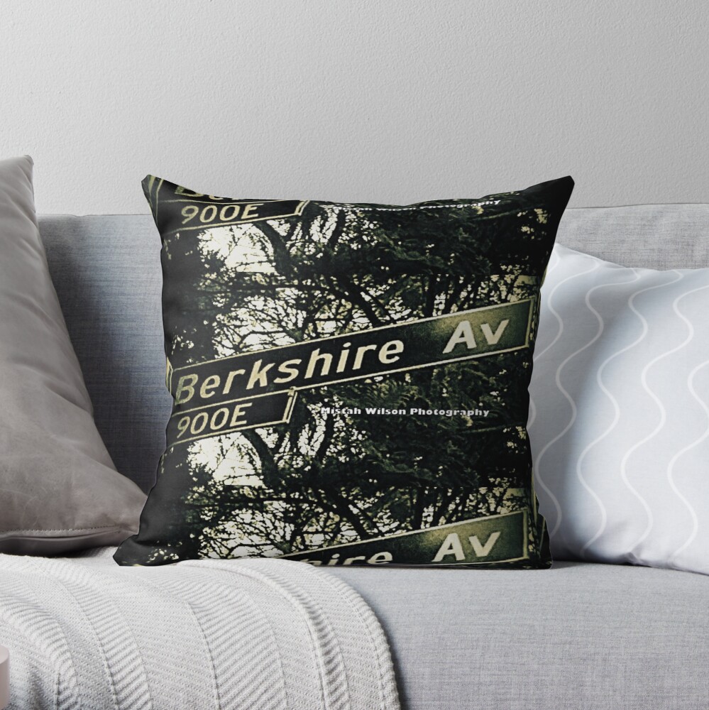 Berkshire Avenue, La Cañada Flintridge, CA by Mistah Wilson Throw Pillow