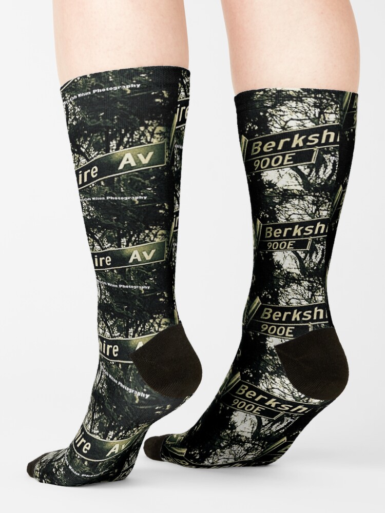 Alternate view of Berkshire Avenue, La Cañada Flintridge, CA by Mistah Wilson Socks