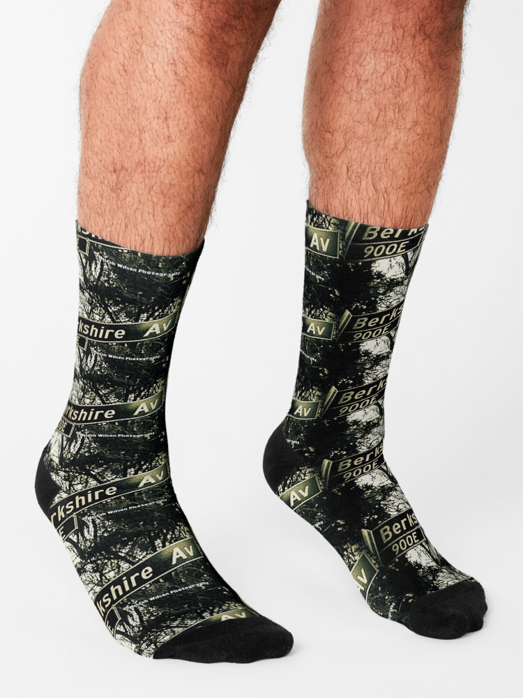 Alternate view of Berkshire Avenue, La Cañada Flintridge, CA by Mistah Wilson Socks