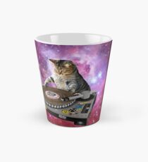 DJ Space Cat Tall Mug