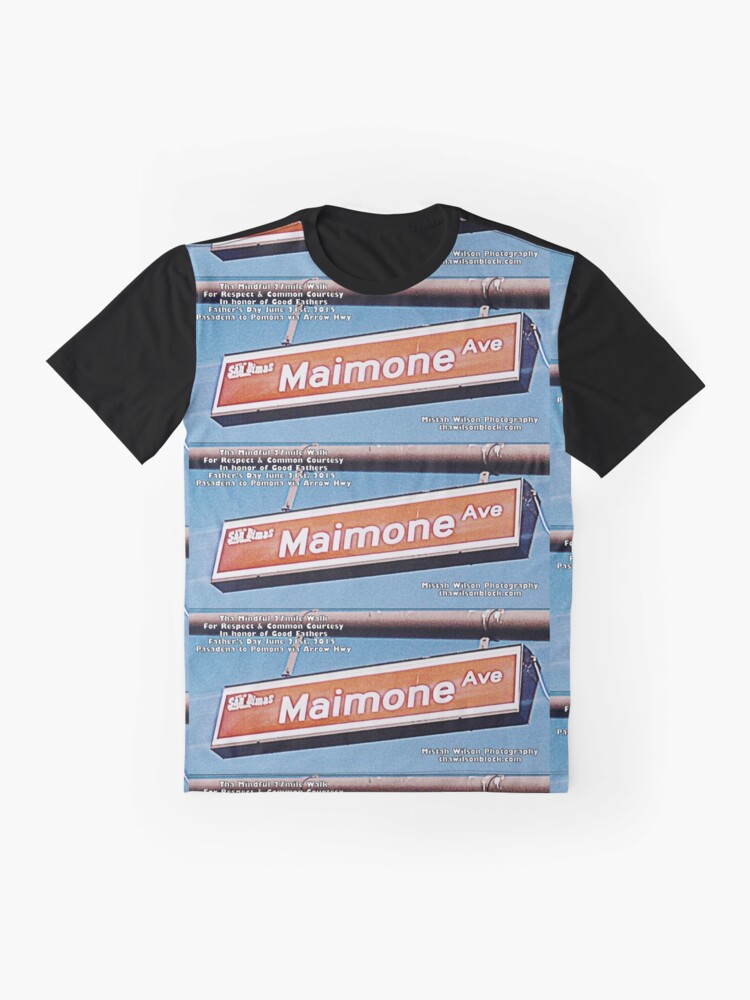 Alternate view of Maimone Avenue, San Dimas, CA by Mistah Wilson Graphic T-Shirt