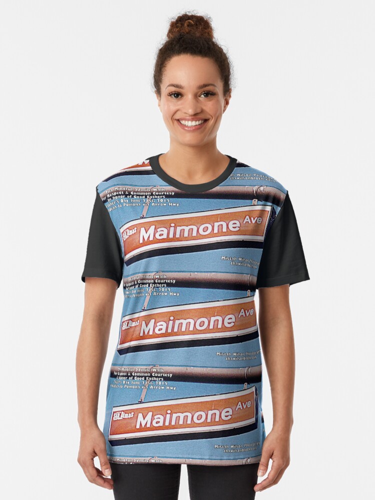 Alternate view of Maimone Avenue, San Dimas, CA by Mistah Wilson Graphic T-Shirt